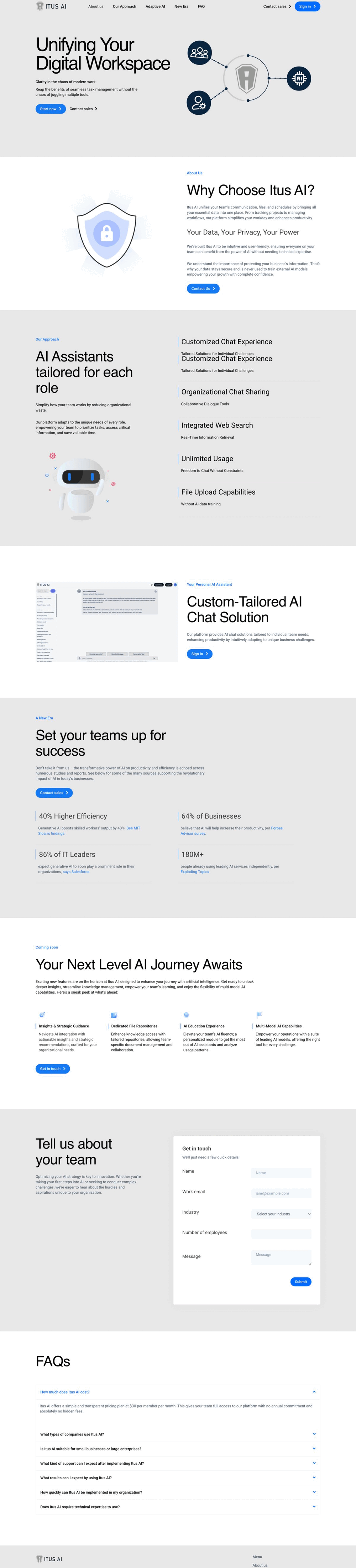 Itus AI — Marketing Website